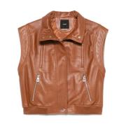 Bruin Gebreide Kleding Ss25 Pinko , Brown , Dames