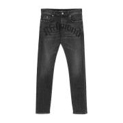 Grijze Jeans voor Mannen John Richmond , Black , Heren