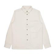 Japanse gabardine gewassen jas overhemd Nine In The Morning , Beige , ...