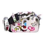 Witte Multi Handtas met Dubbele Rits Marc Jacobs , Multicolor , Dames