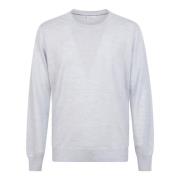 Stijlvolle Sweaters voor Mannen Brunello Cucinelli , Gray , Heren