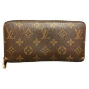 Pre-owned Canvas wallets Louis Vuitton Vintage , Brown , Dames