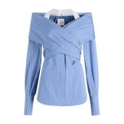 Blauwe Sweater Collectie Patou , Blue , Dames