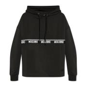 Ondergoedlijn sweatshirt Moschino , Black , Dames