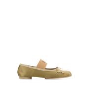 Sand Fabric Atomic Ballerinas MM6 Maison Margiela , Green , Dames