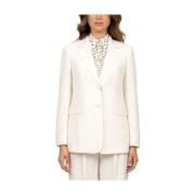 Boter Cady Single-Breasted Jas Max Mara Studio , White , Dames