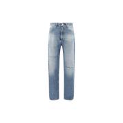 Straight Jeans Relaxed Fit MM6 Maison Margiela , Blue , Heren