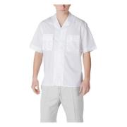 Witte V-hals shirt met voorzakken Antony Morato , White , Heren