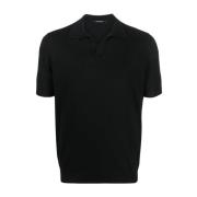 Polo Shirts Tagliatore , Black , Heren