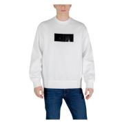 Wit Bedrukte Sweatshirt met Lange Mouwen Armani Exchange , White , Her...