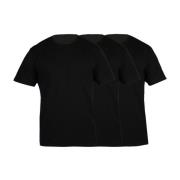 Essentiële Katoenen Tee 3-Pack Off White , Black , Heren