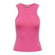 Dames Roze Tank Top Jacqueline de Yong , Pink , Dames