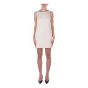 Crème Jurk met Regular Fit Dondup , Beige , Dames