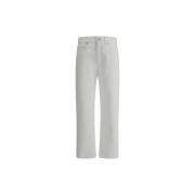 Klassieke straight jeans met vijf zakken Brunello Cucinelli , White , ...