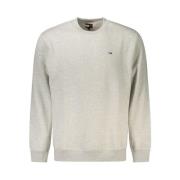 Grijze Katoenen Crewneck Sweater Tommy Hilfiger , Gray , Heren