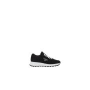 Zwarte America Cup Sneakers Prada , Black , Heren