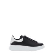 Zwarte Sneakers met Dikke Zool Alexander McQueen , Black , Heren