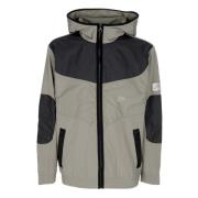 Ademende windjack met capuchon Nike , Gray , Heren