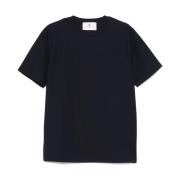 Blauw Logo Patch Crew Neck Shirt Peuterey , Blue , Heren