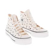 Sterrenprint HighTop Sneakers Converse , White , Dames