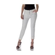 Witte Designer Jeans voor Vrouwen Please , White , Dames