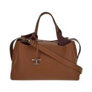 Medium Boston Tas, Klassieke Stijl Tod's , Brown , Dames