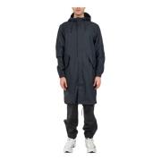 Waterdichte fishtail parka met capuchon Rains , Blue , Heren