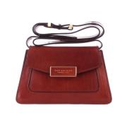 Bruine Tas met Clip Sluiting The Bridge , Brown , Dames