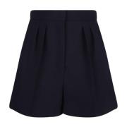 Navy Blue Zic Shorts Max Mara , Blue , Dames