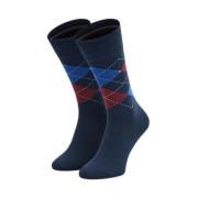 Argyle Patroon Crew Socks Tommy Hilfiger , Blue , Heren