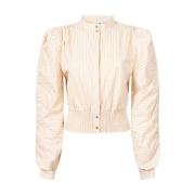 Lange Mouw Blouse Beaudine Aaiko , Beige , Dames