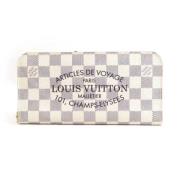 Pre-owned Canvas wallets Louis Vuitton Vintage , White , Dames