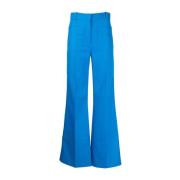 Wijde Alina Broek in Saffierblauw Victoria Beckham , Blue , Dames