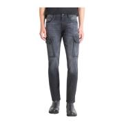 Comfort Tapered Jeans Antony Morato , Black , Heren