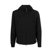 Zwarte Hoodie Jas C.p. Company , Black , Heren