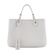 Perla/Tabacco Shopper Emporio Armani , Gray , Dames