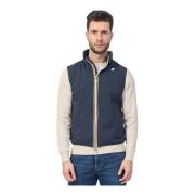 Blauwe Gilet Jas Valen K-Way , Blue , Heren