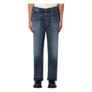 Regular Fit Denim Jeans Agolde , Blue , Heren