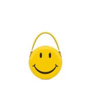 Gele Cirkelvormige Tas Moschino , Yellow , Dames