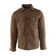 Bruine Wolruitjas voor Mannen Woolrich , Brown , Heren