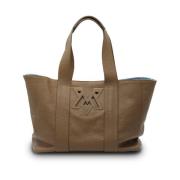 Janis Reverse Double Biskuit-Maxi-Shopper Vic Matié , Brown , Dames