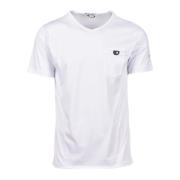 Grijze Katoenen T-shirt Daniele Alessandrini , White , Heren