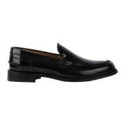 Klassieke Zwarte Platte Schoenen Exton , Black , Heren