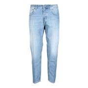 Katoenen Dian Jeans met knoopsluiting Dondup , Blue , Heren