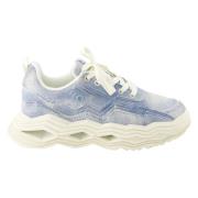 Blauwe Denim Wave Mand Sneakers IRO , Blue , Dames