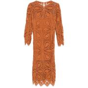 Terracotta Bruine Jurk met Lange Mouwen Ba&Sh , Brown , Dames