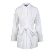 Katoenen overhemd met stijl Max Mara , White , Dames