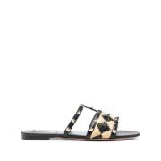 Rockstud Slide Sandalen Valentino Garavani , Multicolor , Dames