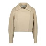 Beige Wollen Jas Syana IRO , Beige , Dames