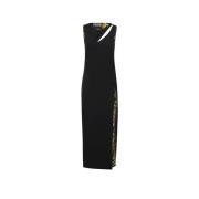 Maxi Dresses Versace Jeans Couture , Black , Dames